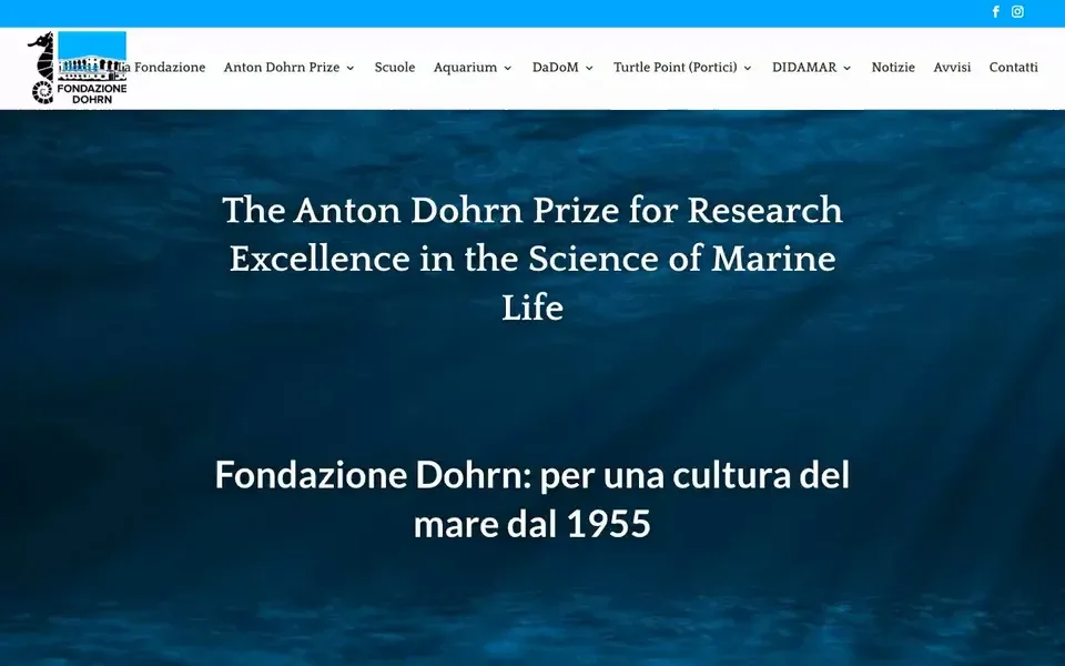 Anteprima del sito Fondazione Anton Dohrn