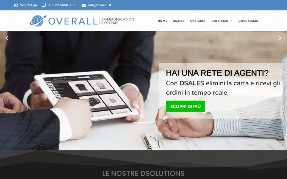 Anteprima del sito Overall Communication Systems